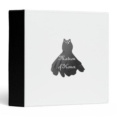 Wedding Dress Matron of Honor Binder Planner