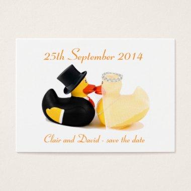 Wedding ducks 2 ... Save the date