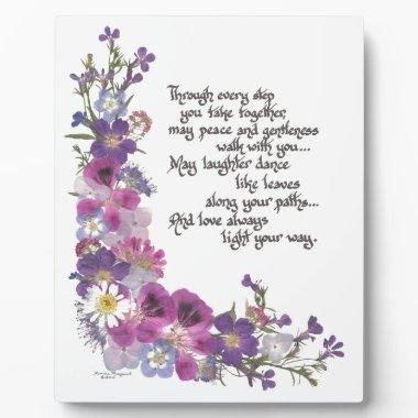 Wedding, engagement, anniversary gifts plaque