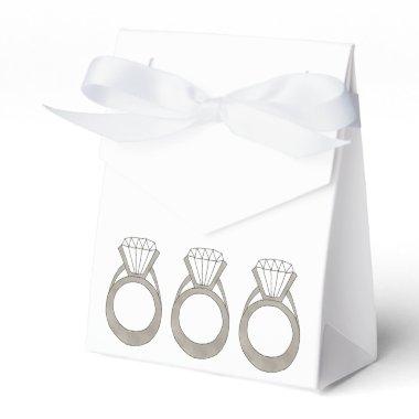 Wedding Engagement Party  Diamond Favor Boxes