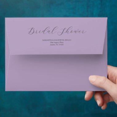 Wedding Envelopes Elegant Lilac Purple