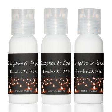 Wedding Favor Many Candles Set of 12 Spa Style Hand Lotion