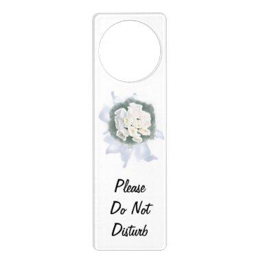 wedding flower - please do not disturb door hanger