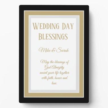 Wedding Gift! Custom blessings wedding plaque