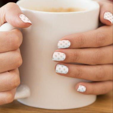 Wedding Gold  Rings Minx Nail Art