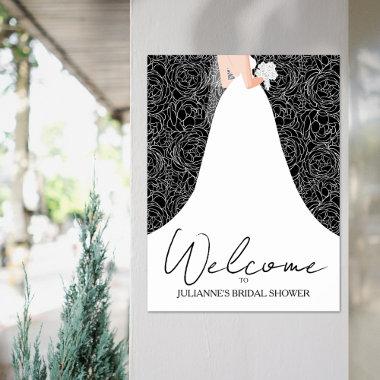 Wedding Gown Bridal Shower Poster