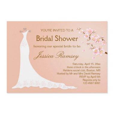 Wedding gown, cherry blossom