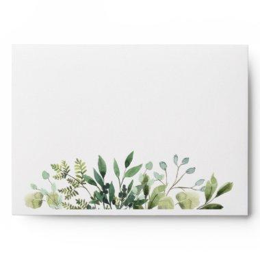 Wedding Greenery Eucalyptus Watercolor Envelope
