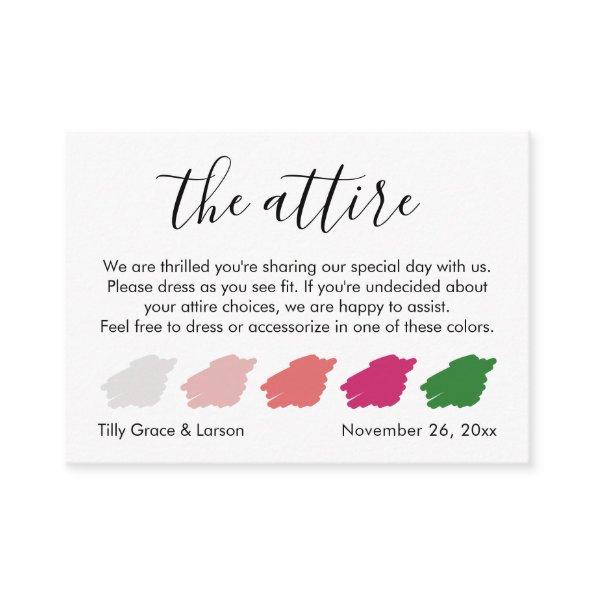 Wedding Guest Attire Color Palette Suggestions Enclosure