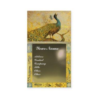 WEDDING LOVE PEACOCK MONOGRAM yellow grey agate Business