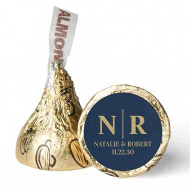 Wedding Monogram Bride And Groom Initials Hershey®'s Kisses®