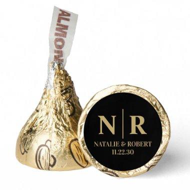 Wedding Monogram Bride And Groom Initials Hershey®'s Kisses®