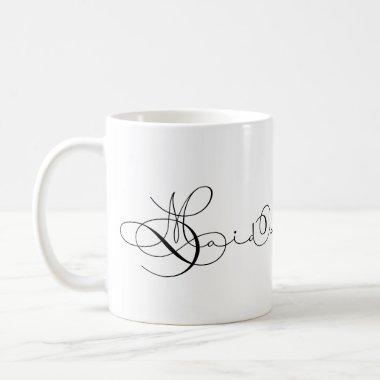 Wedding Party Calligraphy Maid of Honor Coffee Mug