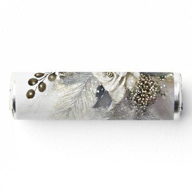 Wedding Party Silver Golden White Roses Flowers Breath Savers® Mints