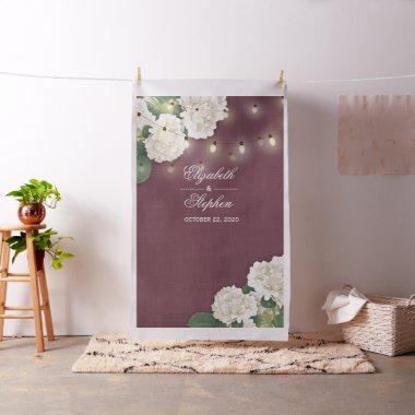 Wedding Photo Booth Backdrop Chic Hydrangea Flower