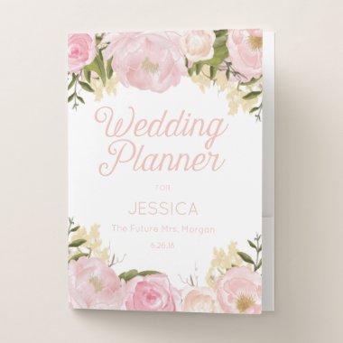 Wedding Planning Folder - Wedding Planner - Pink