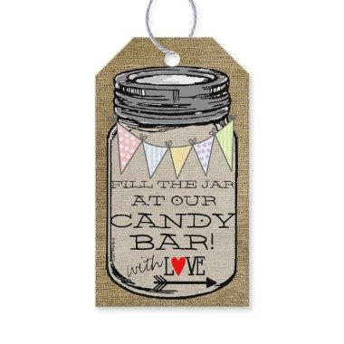 Wedding Reception Candy Table Guest Favor Gift Tags