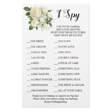 Wedding Reception I Spy Game  Flyer