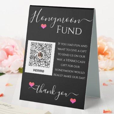 Wedding Reception Venmo Honeymoon Fund Sign