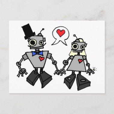 Wedding robots postInvitations