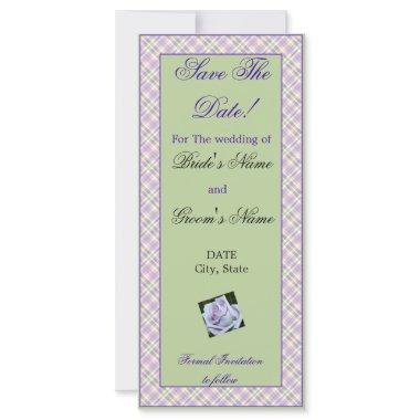 Wedding Save The Date Photo Bookmark Template