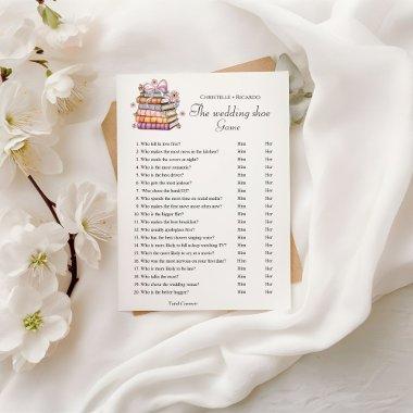 Wedding shoe Book Story  game