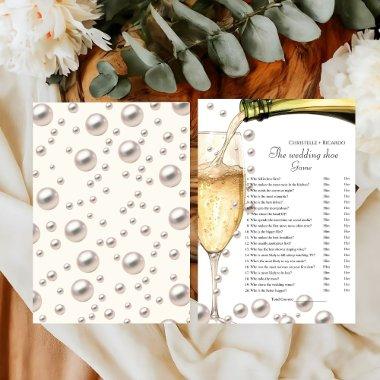 Wedding shoe game Pearl & Prosecco party game