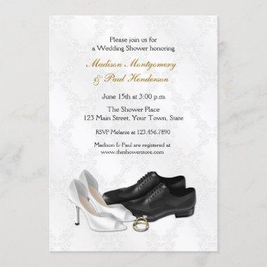 Wedding Shoes, Couple Bridal Shower Invitations