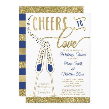 Wedding Shower , Faux Glitter/Foil