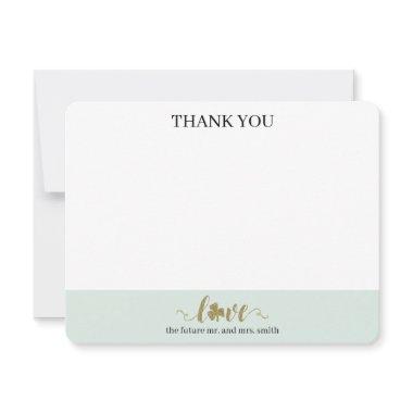 Wedding St. Patrick's Day Thank you from Both Note