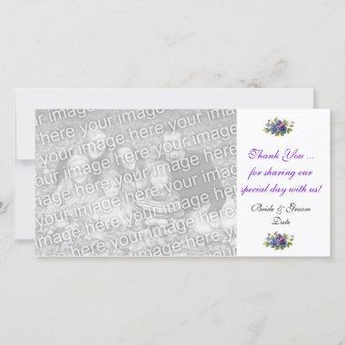 Wedding Thank You Note Photo Invitations Template