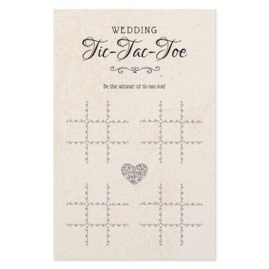 Wedding Tic-Tac-Toe Decorative Table Game Rustic