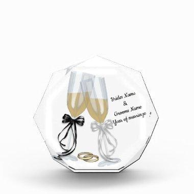 Wedding Toast Photo Block