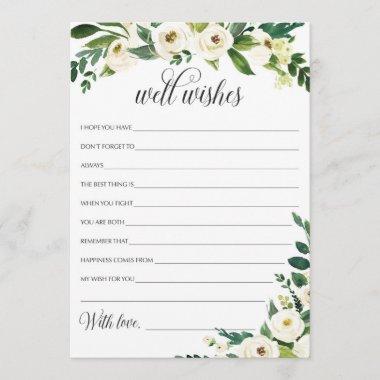 Wedding Well Wishes Invitations for the Bride and Groom