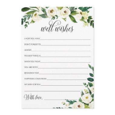 Wedding Well Wishes Invitations for the Bride and Groom