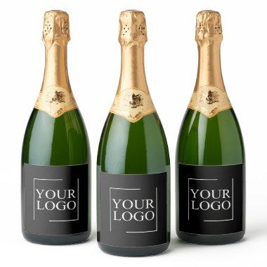 Weddings Modern Elegant Personalized Gift Idea Sparkling Wine Label