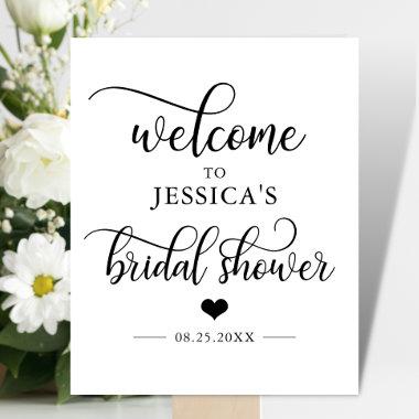 Welcome Bridal Shower Heart WELCOME SIGN