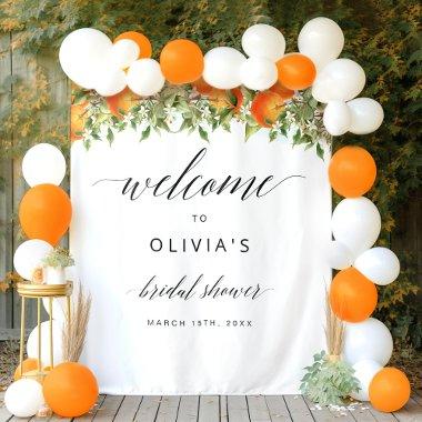 Welcome Oranges  Backdrop