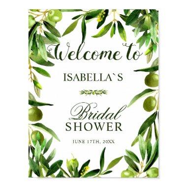 Welcome Sign | Elegant Olive Boho