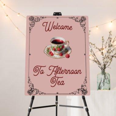 Welcome to Afternoon Tea Sign