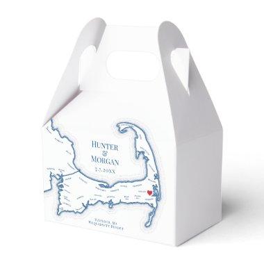 Wequassett Resort Harwich Cape Cod Wedding Elegant Favor Boxes