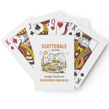 Western Bachelorette Party Girls Weekend Custom Poker