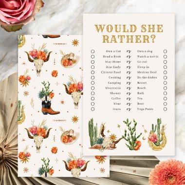 Western Boho  Game