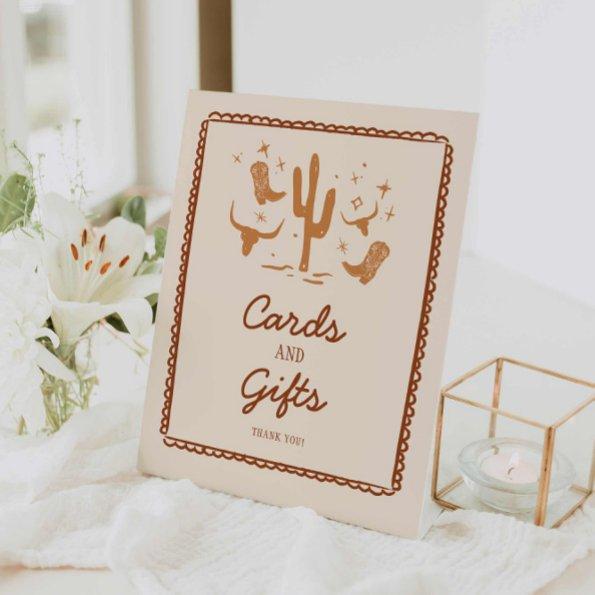 Western  and Gifts  Party Sign