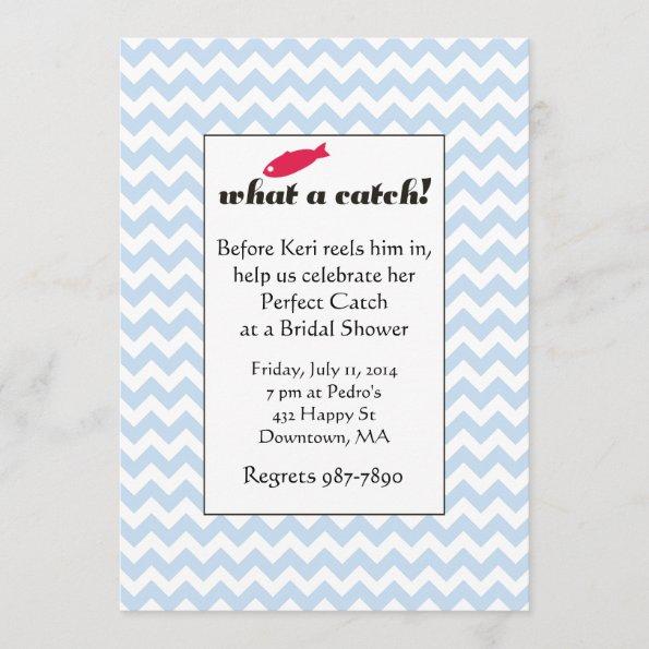 What a Catch Bridal Shower Invitations