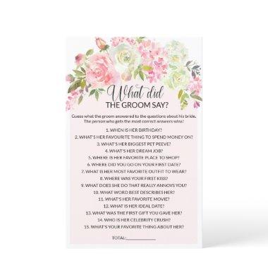 What did the groom say  game