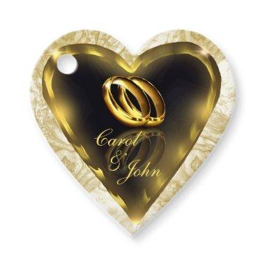 What God Has Put Together (Gold) Wedding Favor Tags