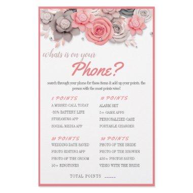 What is on your Phone? Game  Flyer