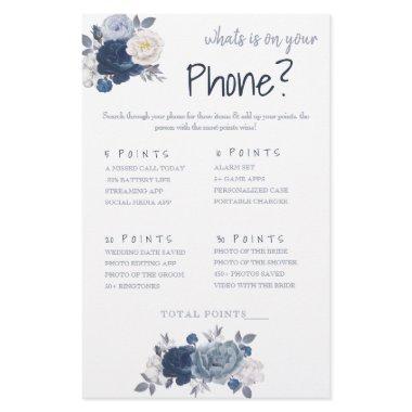 What is on your Phone? Game  Flyer