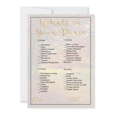 What's In Your Purse Autumn Tree